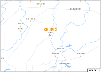 map of Khuria