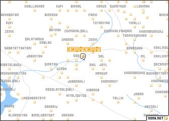 map of Khūrkhūrī