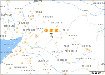 map of Khūrmāl