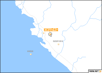 map of Khurma