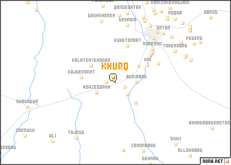 map of Khūrq