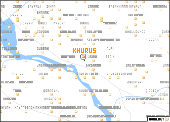 map of Khurūs