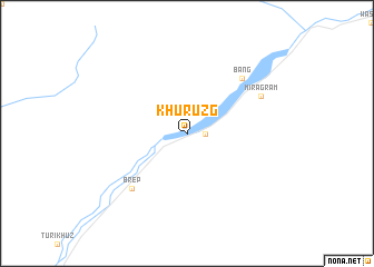 map of Khurūzg