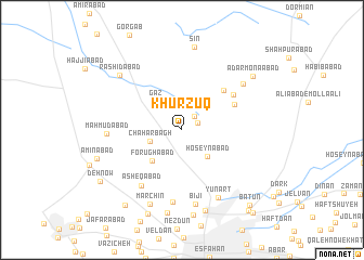map of Khūrzūq