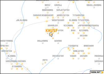 map of Khūsf