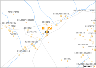 map of Khūsf