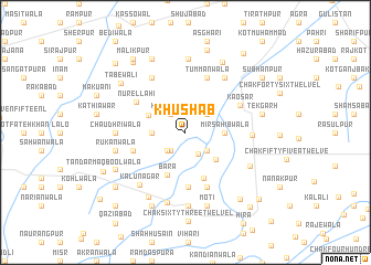 map of Khushāb