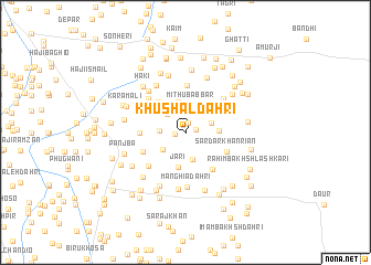 map of Khushāl Dāhri