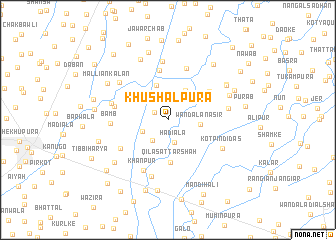 map of Khushālpura