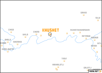 map of Khushet