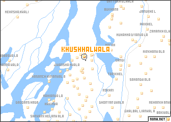 map of Khushhālwālā