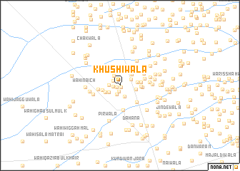 map of Khushiwāla