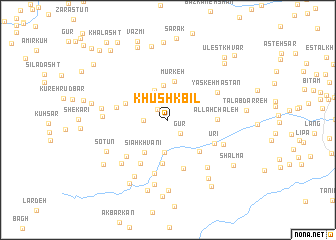 map of Khūshk Bīl