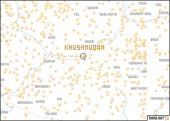 map of Khushmuqām