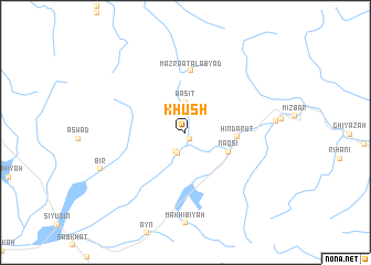 map of Khūsh