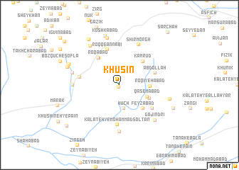 map of Khusīn