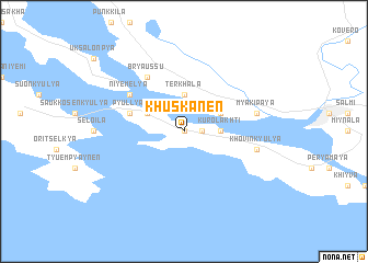 map of Khuskanen