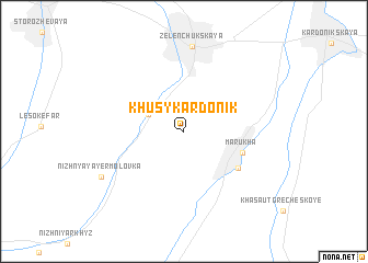 map of Khusy-Kardonik