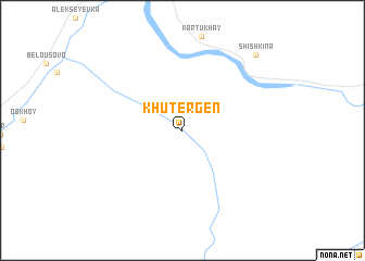 map of Khutergen