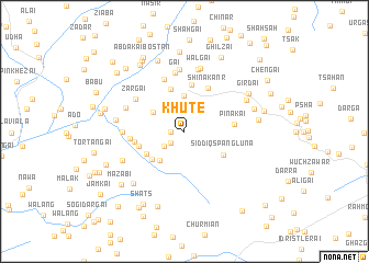 map of Khute