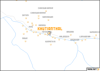 map of Khutian Thal