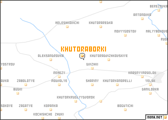 map of Khutora Borki