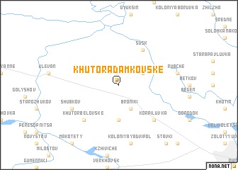 map of Khutor Adamkovske
