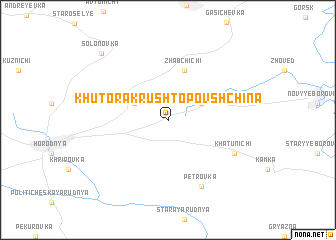 map of Khutora Krushtopovshchina