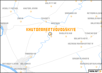 map of Khutora Mertvovodskiye