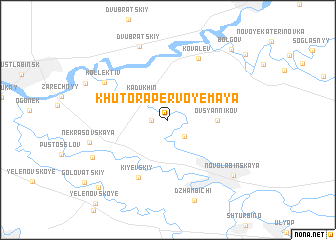 map of (( Khutora Pervoye Maya ))