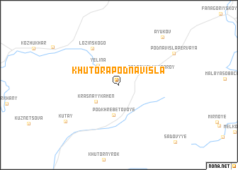 map of Khutora Podnavisla