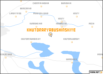 map of Khutora Ryabushinskiye