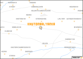 map of Khutor Balyarka