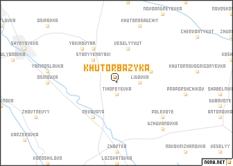 map of Khutor Bazyka