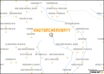 map of Khutor Chervonyy