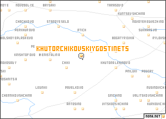 map of Khutor Chikovskiy Gostinets