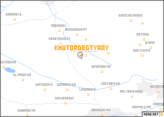 map of Khutor Degtyary