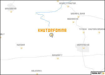 map of Khutor Fomina