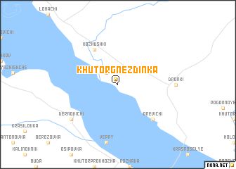 map of Khutor Gnezdinka