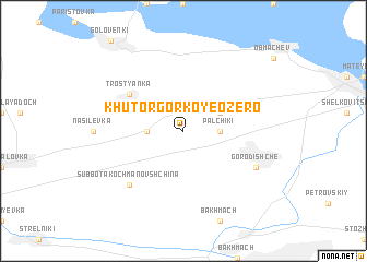 map of Khutor Gorʼkoye Ozero