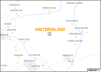 map of Khutor Kalinov
