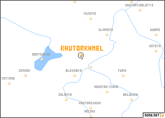 map of Khutor Khmelʼ