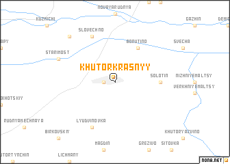 map of Khutor Krasnyy