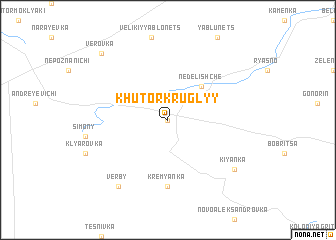 map of Khutor Kruglyy