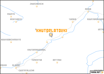 map of Khutor Latovki