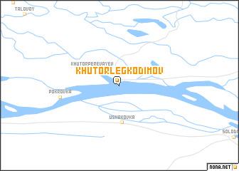 map of Khutor Legkodimov