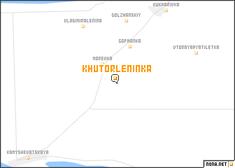 map of Khutor Leninka