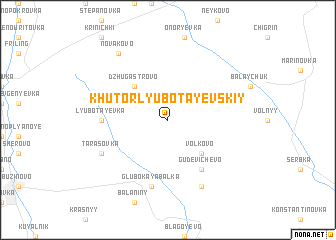 map of Khutor Lyubotayevskiy
