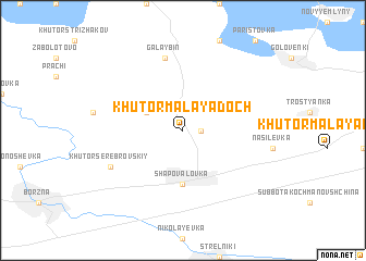 map of Khutor Malaya Dochʼ