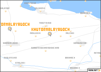 map of Khutor Malaya Dochʼ